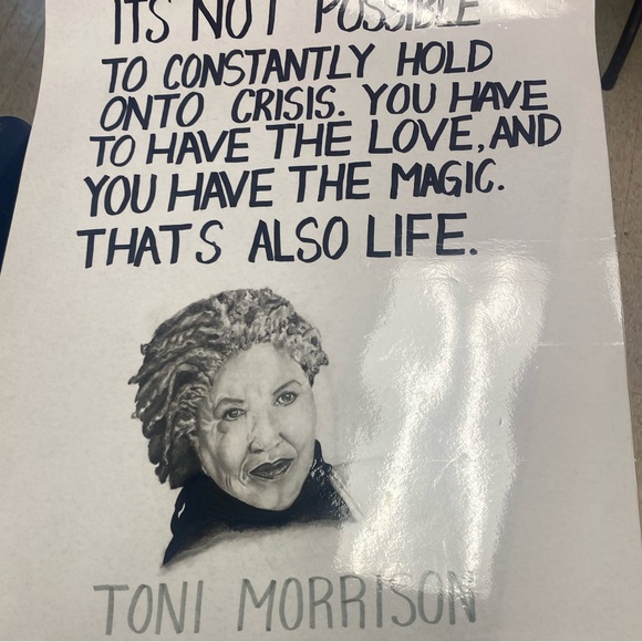 Toni Morrison Art Handmade Drawing